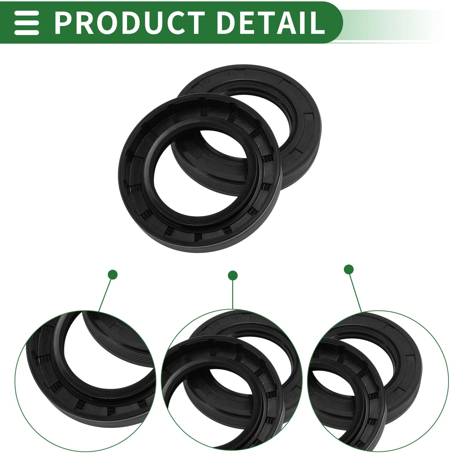 Oil Seal for Rotary Shaft (45x72x12mm) NBR Rubber High Pressure