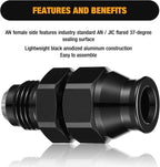 6AN Male to 3/8" Hardline Fitting for Universal Car Engine (Universal)