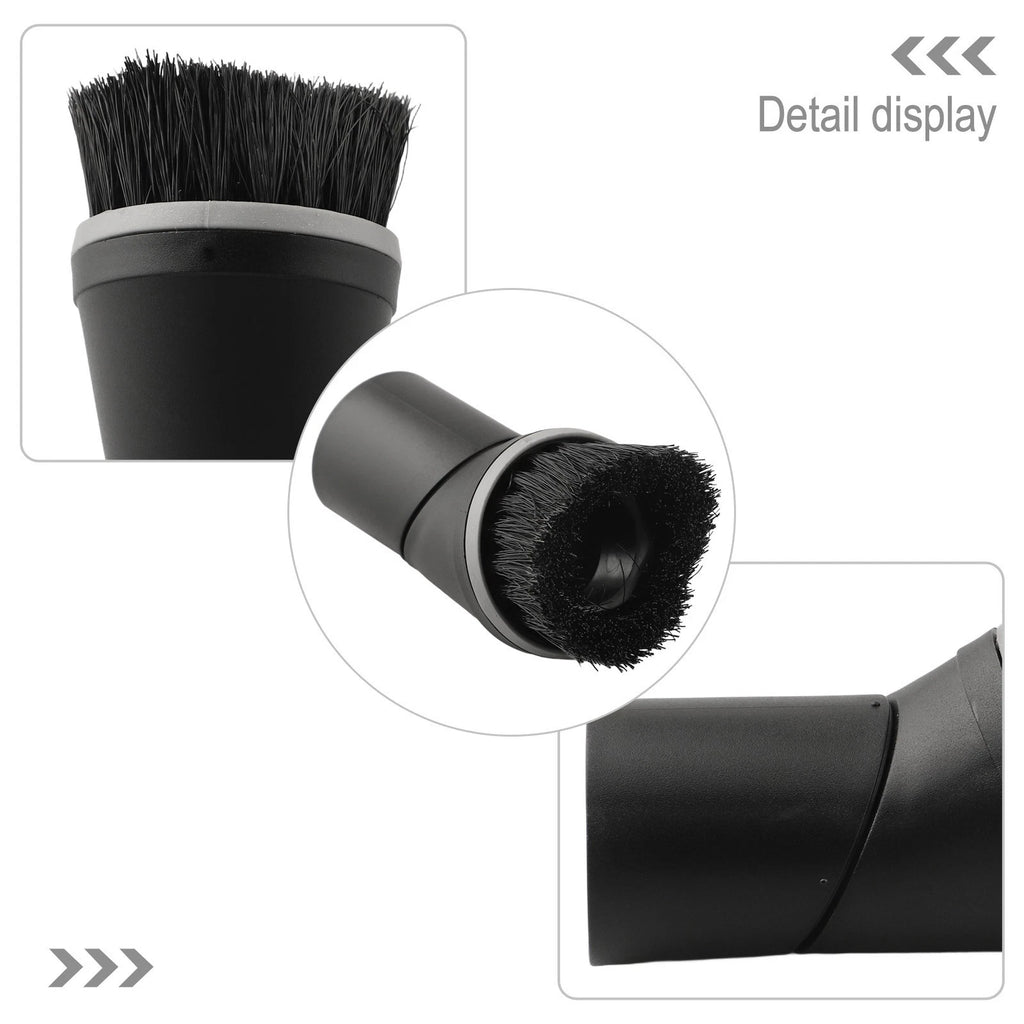 35mm Dust Brush for Vacuum Cleaners (Swivel Joint, Nylon Bristles)