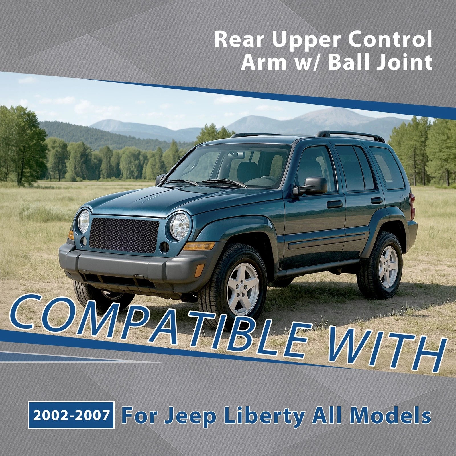 1Pc Rear Upper Control Arm Suspension w/Ball Joint for Jeep Liberty (2002–2007)