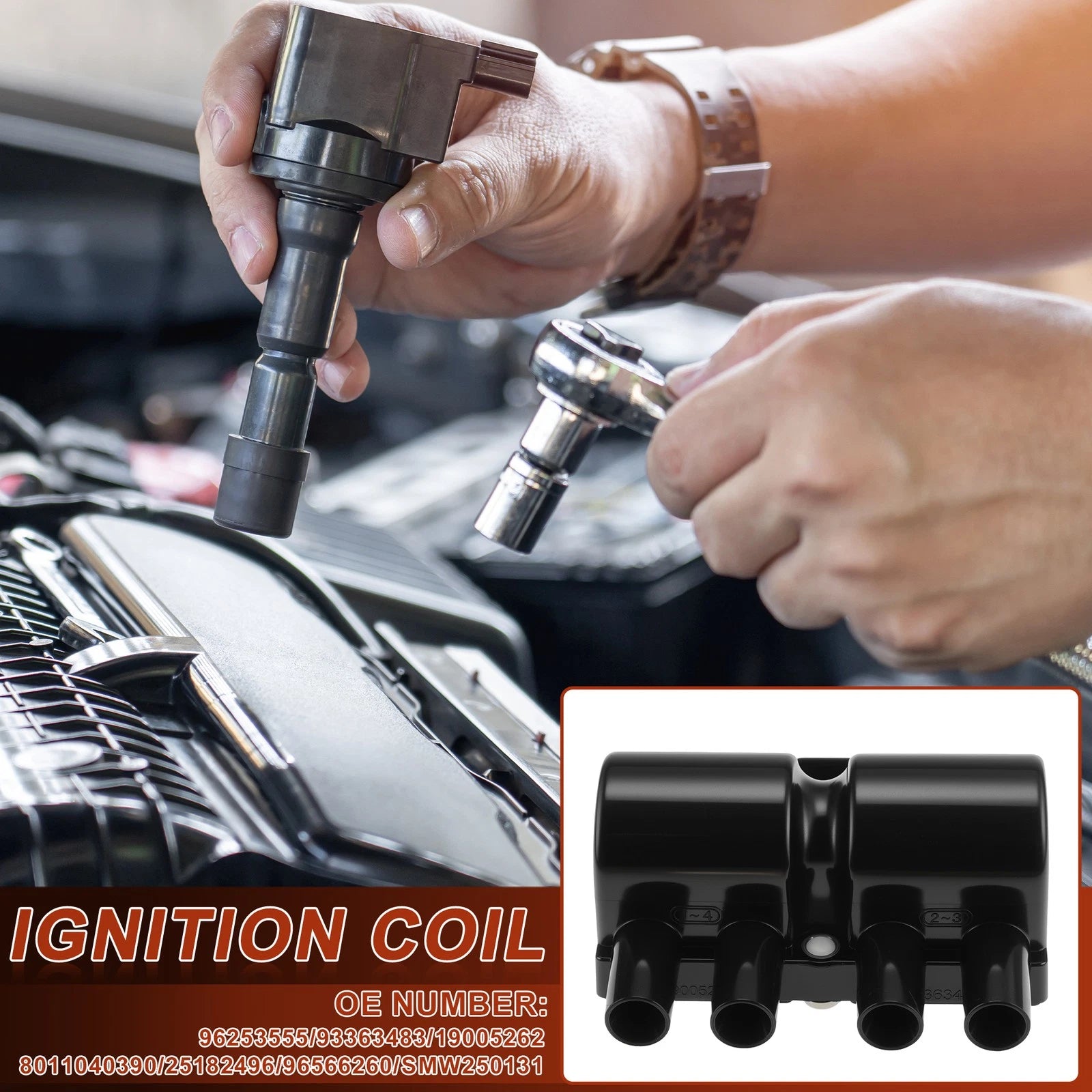 Ignition Coil Pack for Chevrolet Aveo/Kalos T200 (2003–2011) 96253555