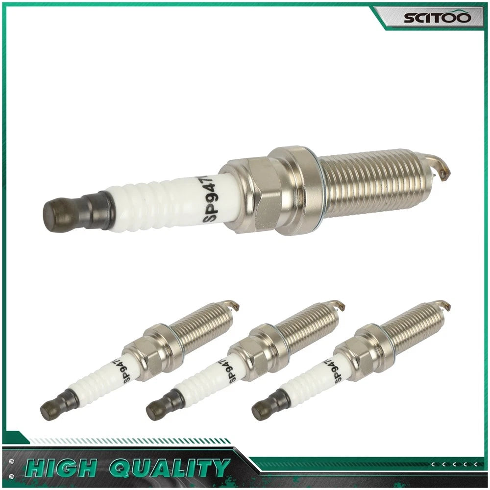 Set of 4 Iridium Spark Plugs for Nissan Altima (2013–2018), Rogue (2014–2020)
