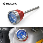 Oil Dipstick with Temperature Gauge for Yamaha Raptor 700 700R 660 660R (0~150℃)