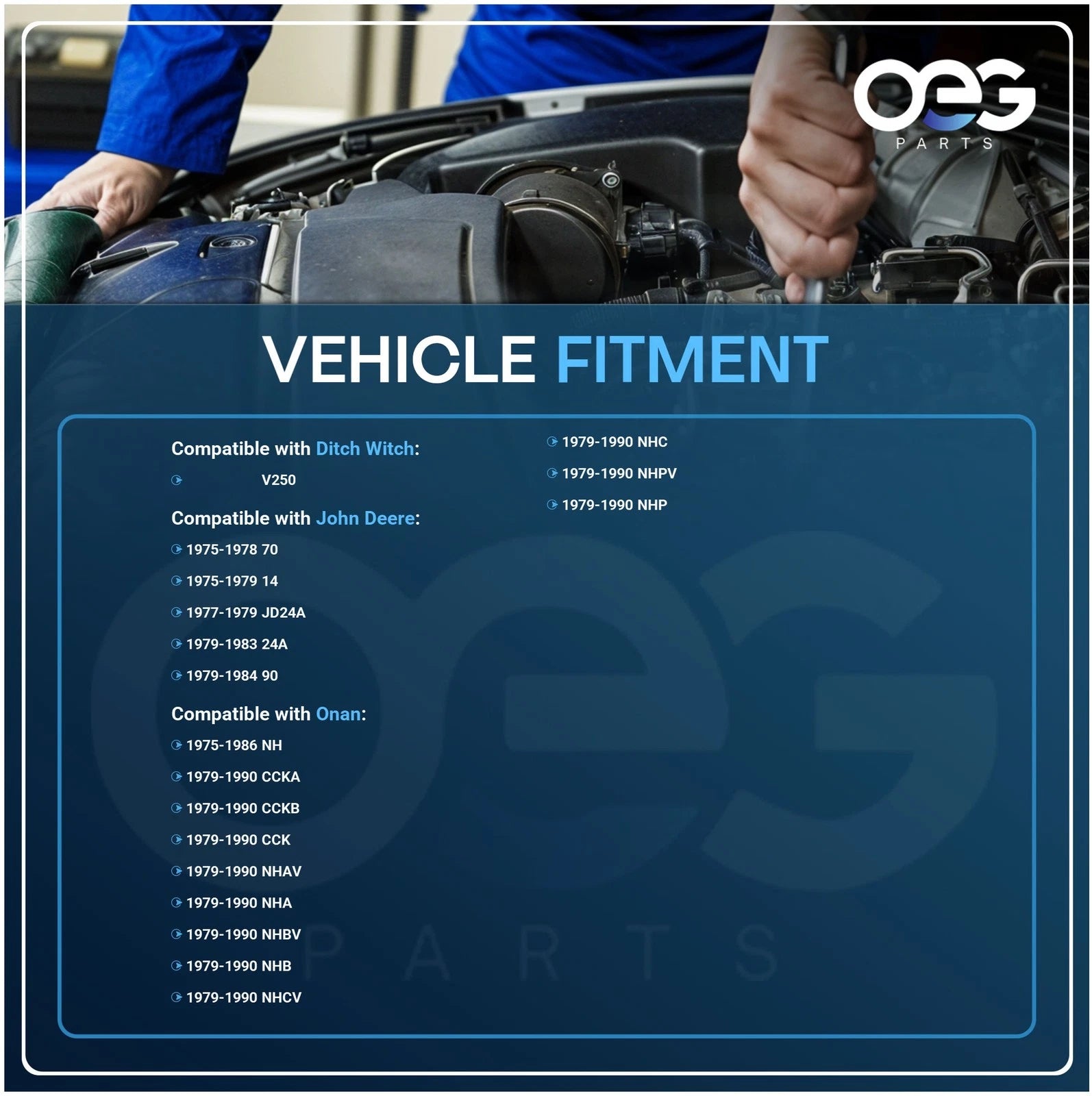 Starter for Onan Engines CCK CCKA CCKB NH NHA NHAV NHB NHBV NHC NHCV (1975–1990)