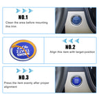 Auto Engine Start Stop Button Cover for Toyota Crown Royal GRS21 (2012–2018) Blue 767153060984