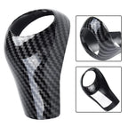 Gear Shift Knob Cover for Vehicle ABS Black Decor