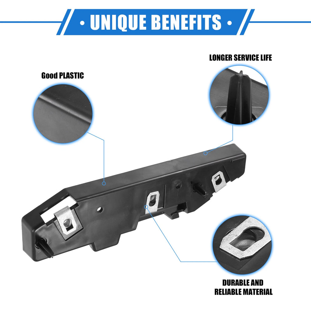 Front Left Bumper Bracket for Ford Edge (2015–2018) - Black
