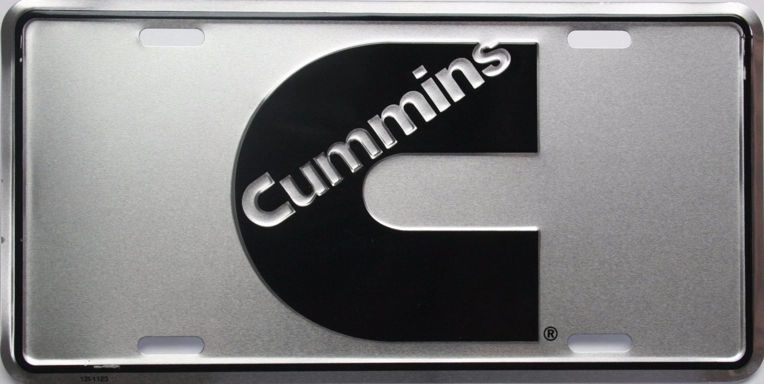Cummins License Plate Emblem for Ram Truck (Dually, Diesel)
