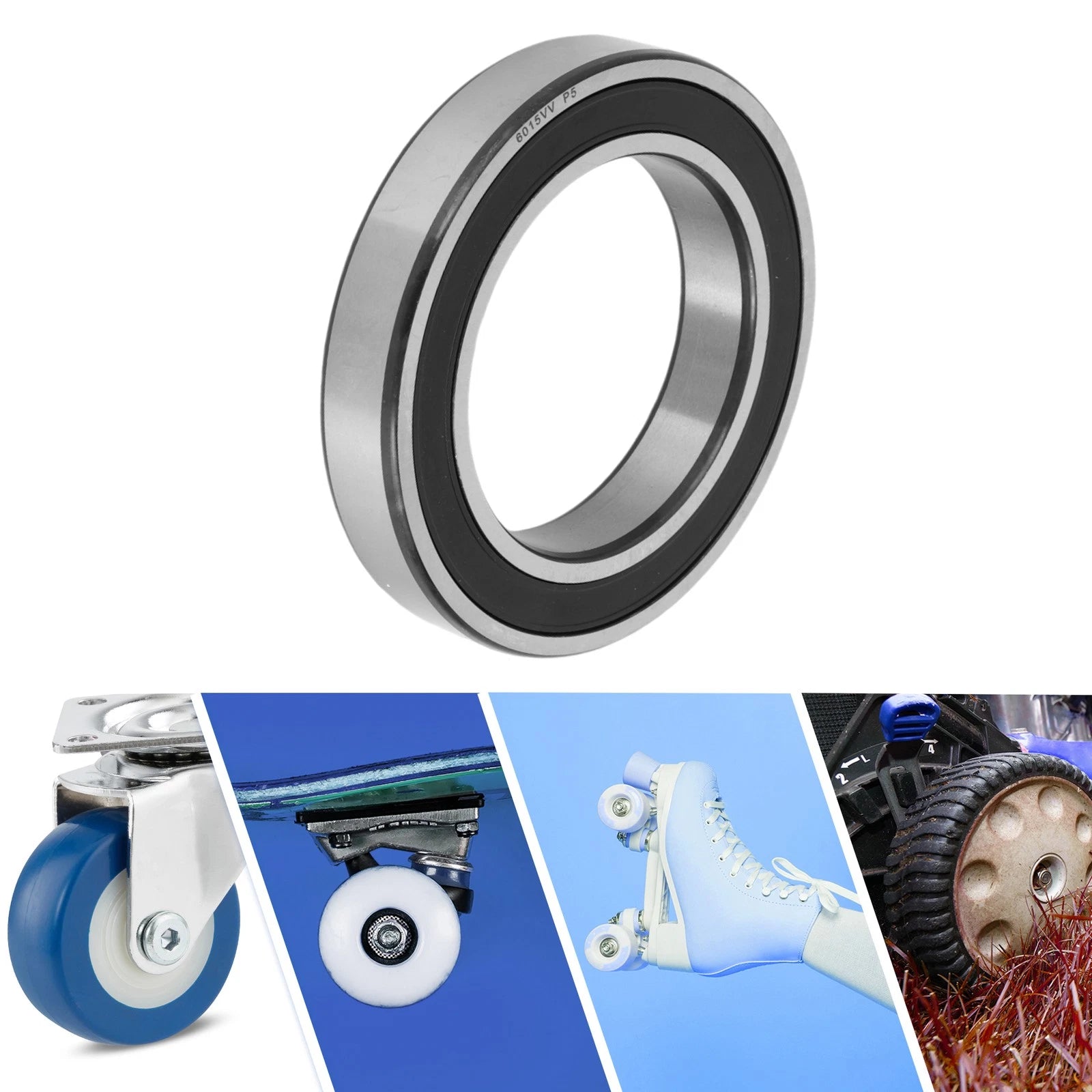 Deep Groove Ball Bearing 75x115x20mm for Scooter Skateboard (6015VV)