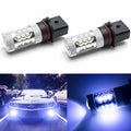 Super Bright Blue LED P13W Projector Lens DRL Fog Light Bulbs for 2014–2024