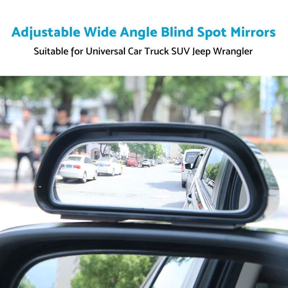 Pair Side Blind Spot Mirrors for Jeep Wrangler (2011–2023)