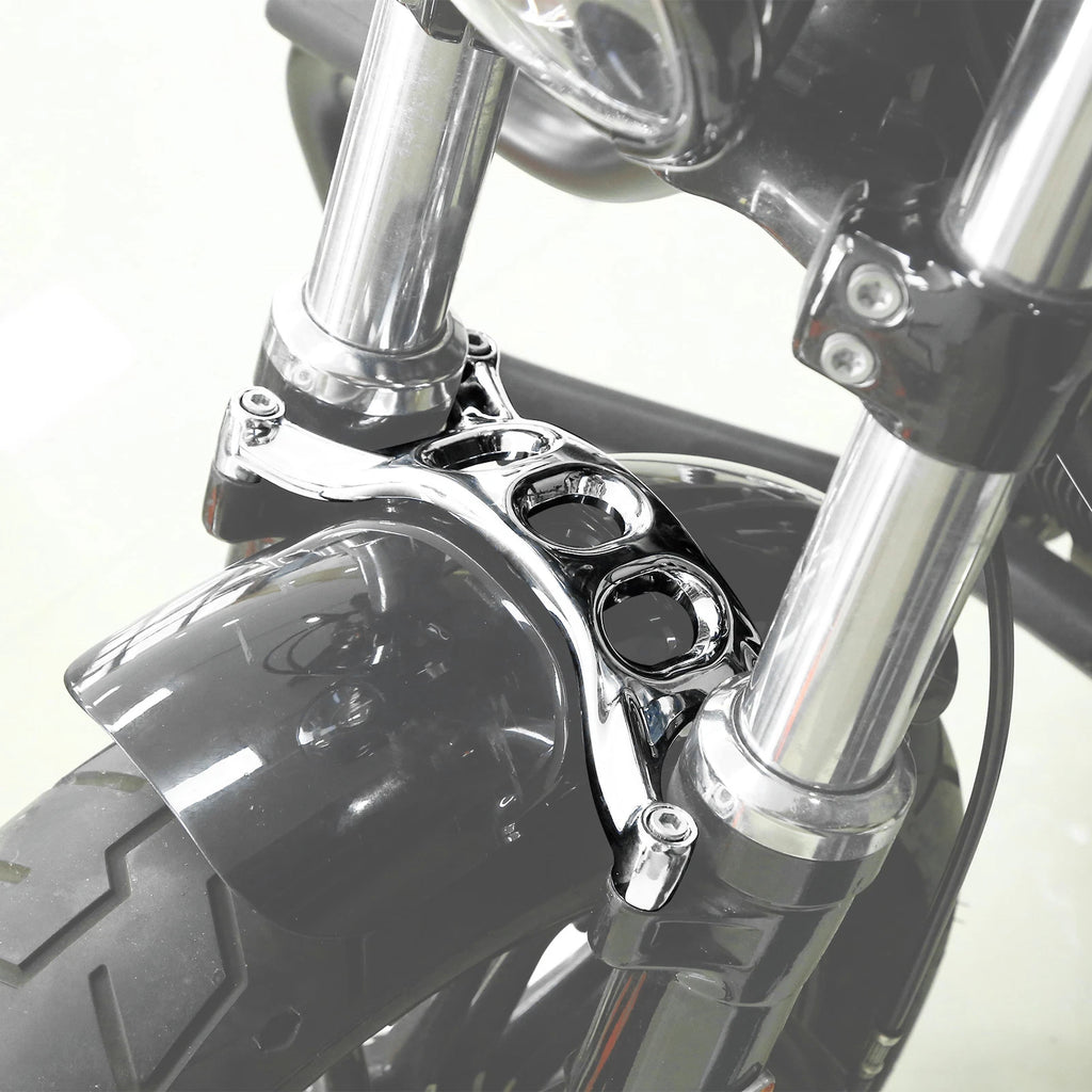 Chrome Front Fender Brace Fork for Harley Sportster XL1200 48 (2016–Present)