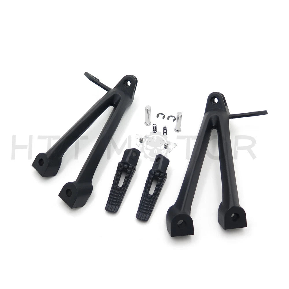 Set of 2 Rear Footrests Foot Pegs Bracket for Suzuki GSXR600 GSXR750 (2006–2007)