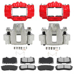 Front & Rear Brake Calipers w/ Ceramic Pads for Toyota FJ Cruiser (2007–2014)