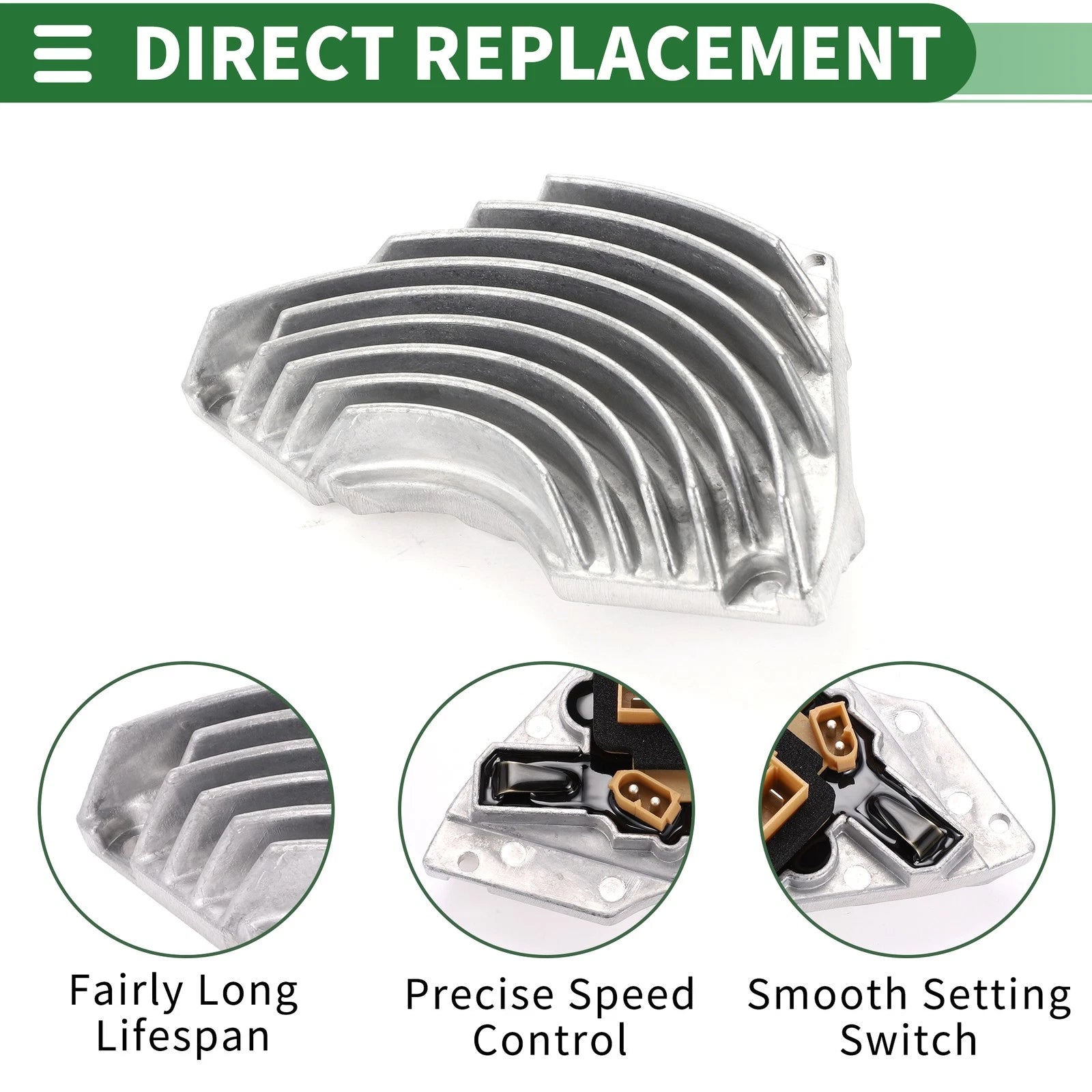 HVAC Blower Motor Resistor No. 8D1907521 for Audi A4 (1996–2001)