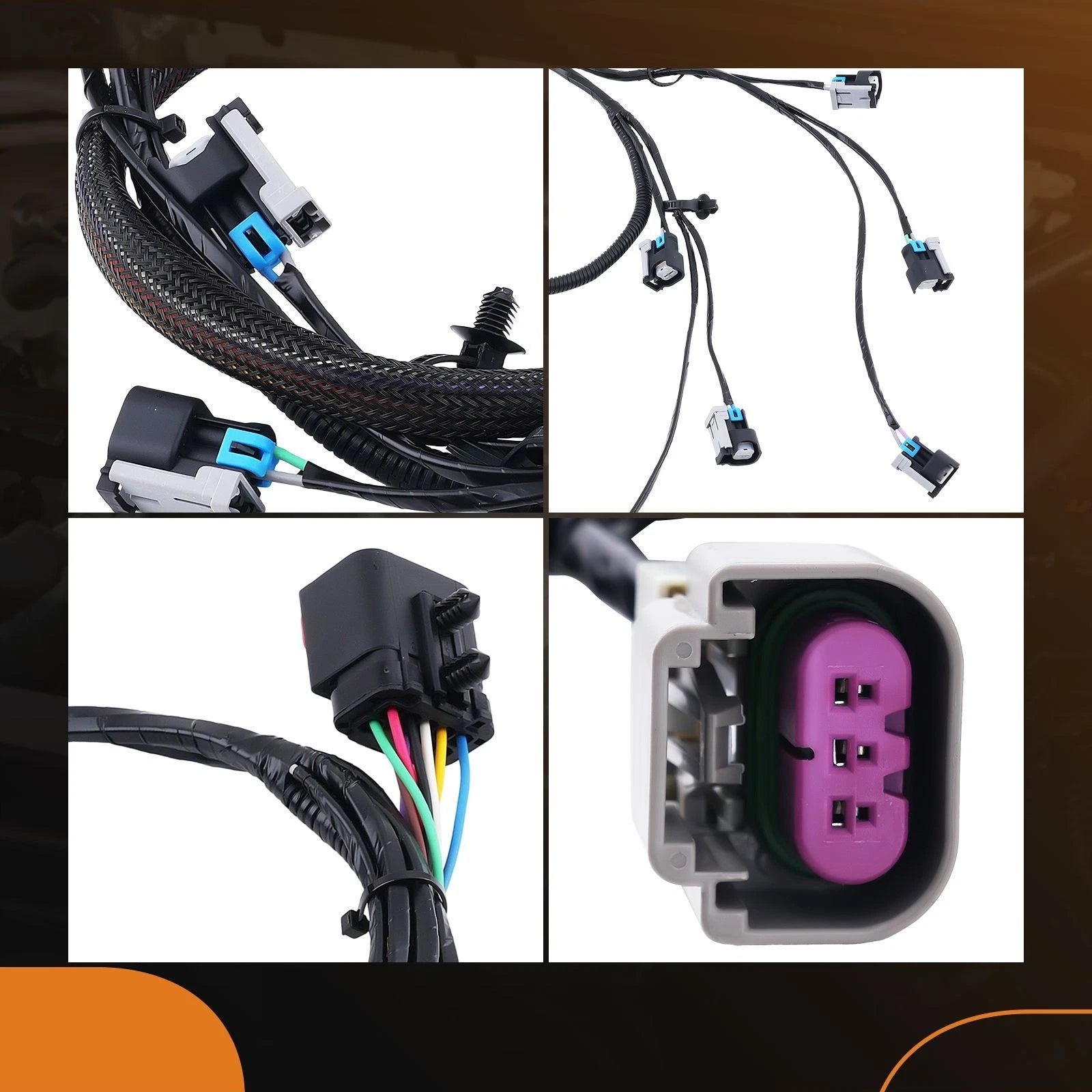 Fuel Injector Wiring Harness for Dodge Caravan Grand Caravan (2001–2003)