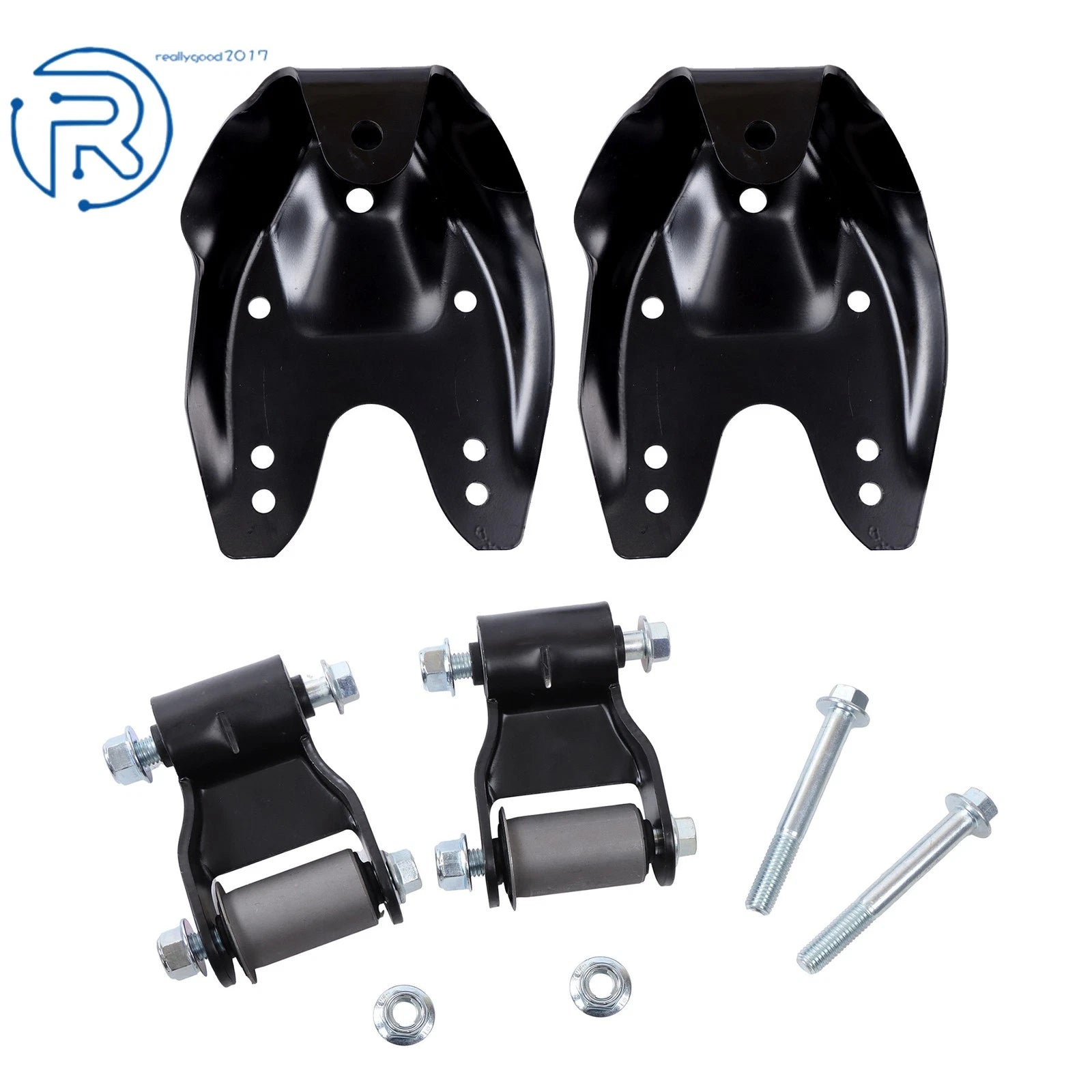 Set of 2 Rear Leaf Spring Hanger Brackets for Dodge Dakota (1997–2004) 722-216 722-020