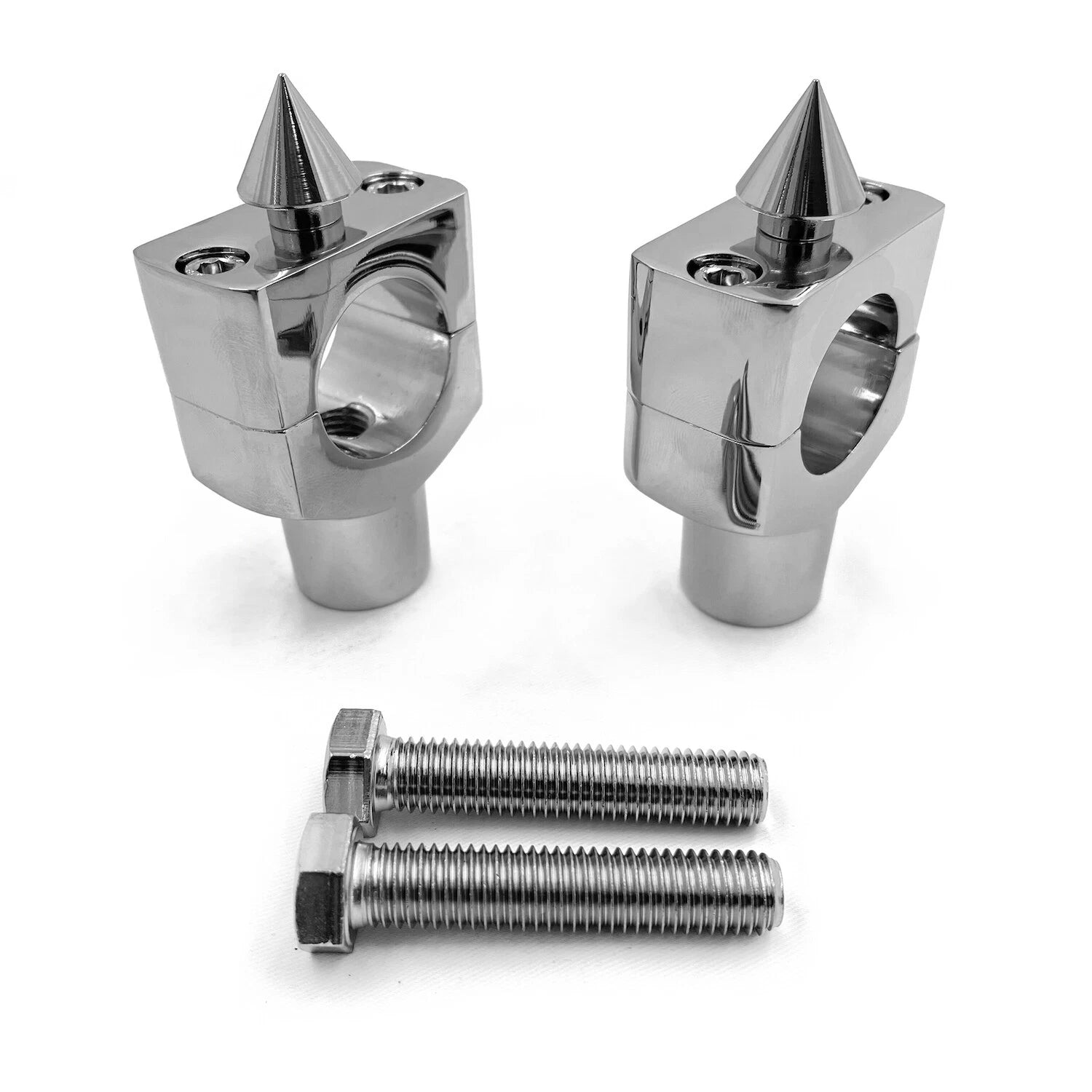1.25" Chrome Motor Handlebar Riser for Harley-Davidson Sportster Softail
