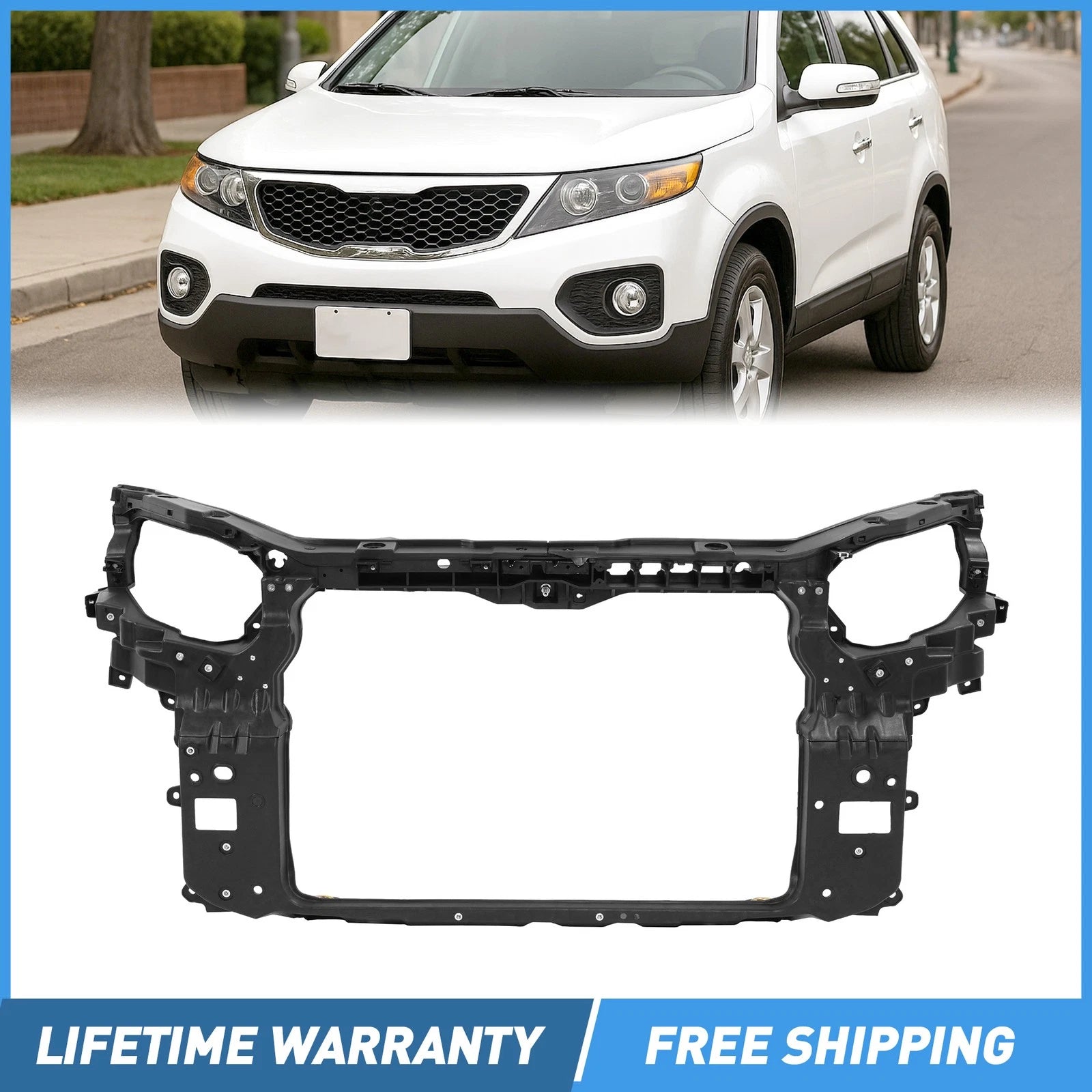 Front Radiator Core Support Assembly for Kia Sorento (2011–2013) #641011U000