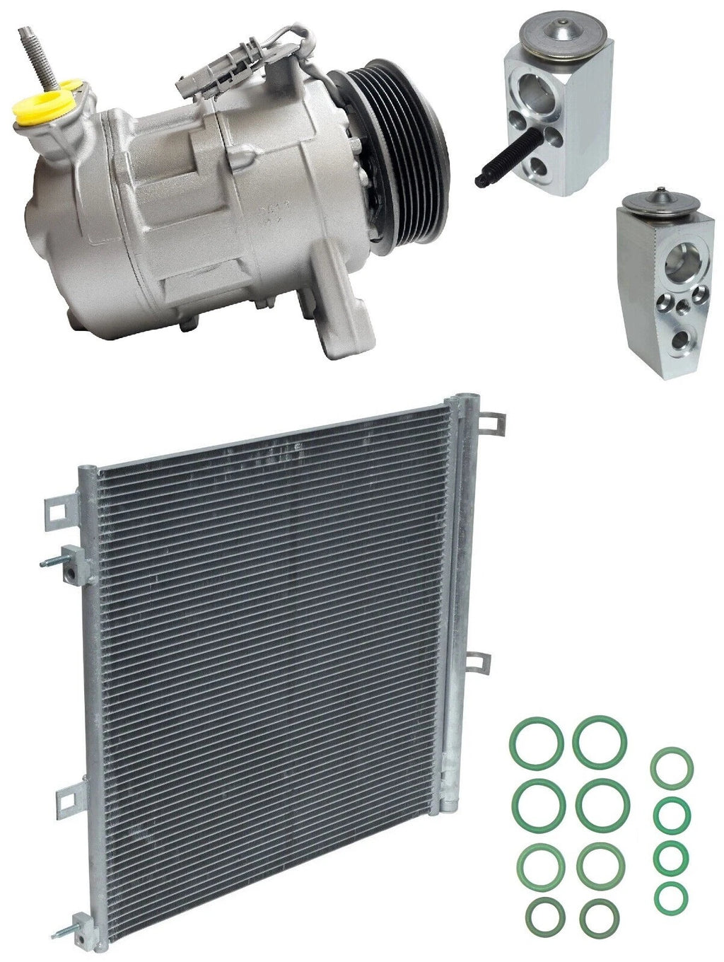 AC Compressor Kit With Condenser for GMC Acadia 3.6L (2018–2018)