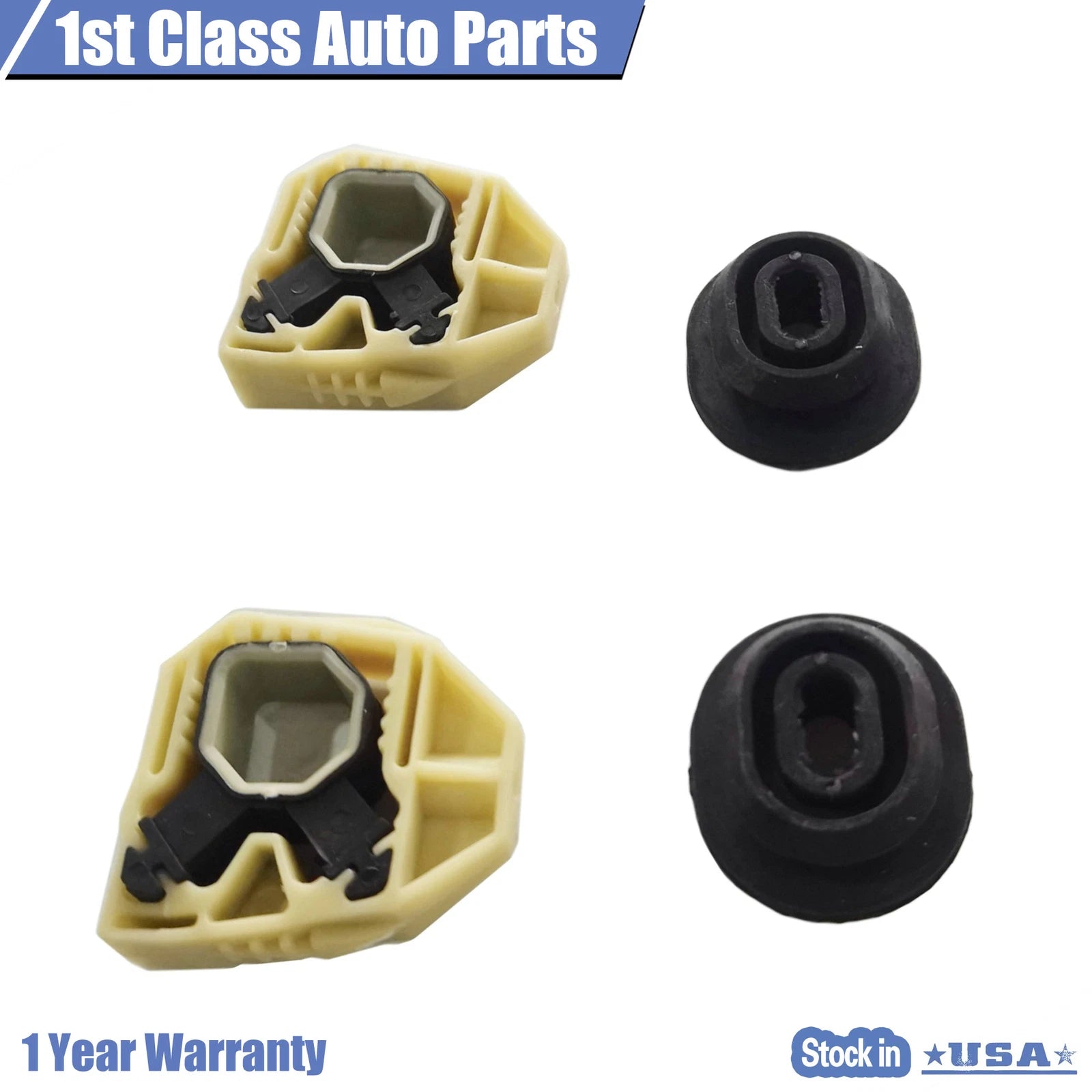 Set of 4 Upper Lower Radiator Mounts for Audi A3 Quattro VW Beetle CC Eos