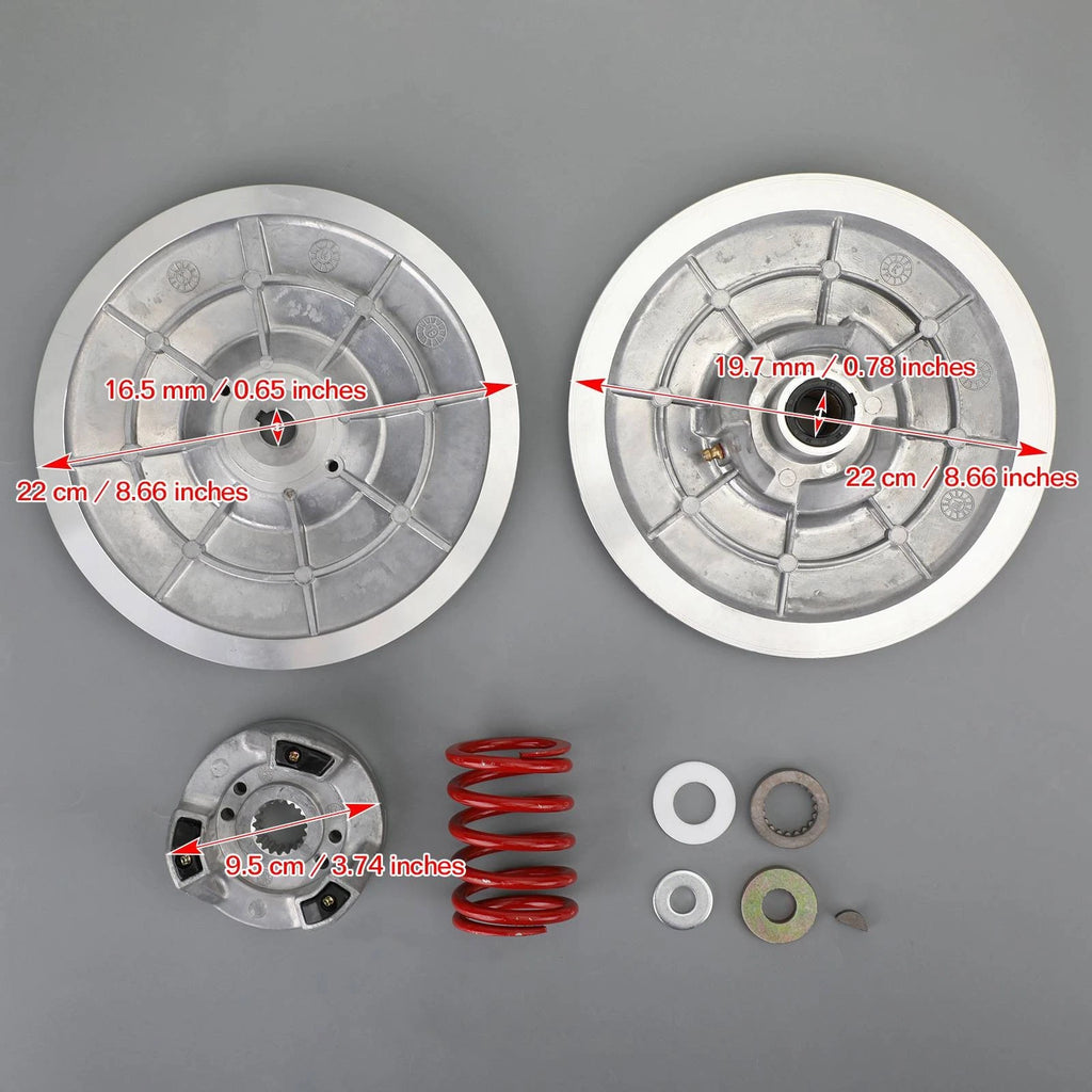 Secondary Driven Clutch for Yamaha Golf Cart G2 G8 G9 G11 G14 G21 G28 (1985–2007)