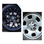 16 x 12x1.5mm Black Car Hex Security Lock Wheel Lug Nuts for Honda