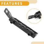 RH Front Bumper Support Bracket for Nissan Tiida (2004–2011) 1 Pc Black ABS