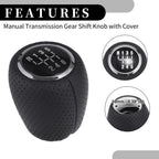 6 Speed Manual Gear Shift Knob for Chevrolet Cruze (2008-2012) Black Plastic