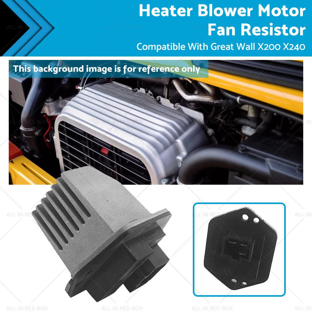 Heater Blower Motor Fan Resistor for Great Wall X200 X240 (2010–2015)