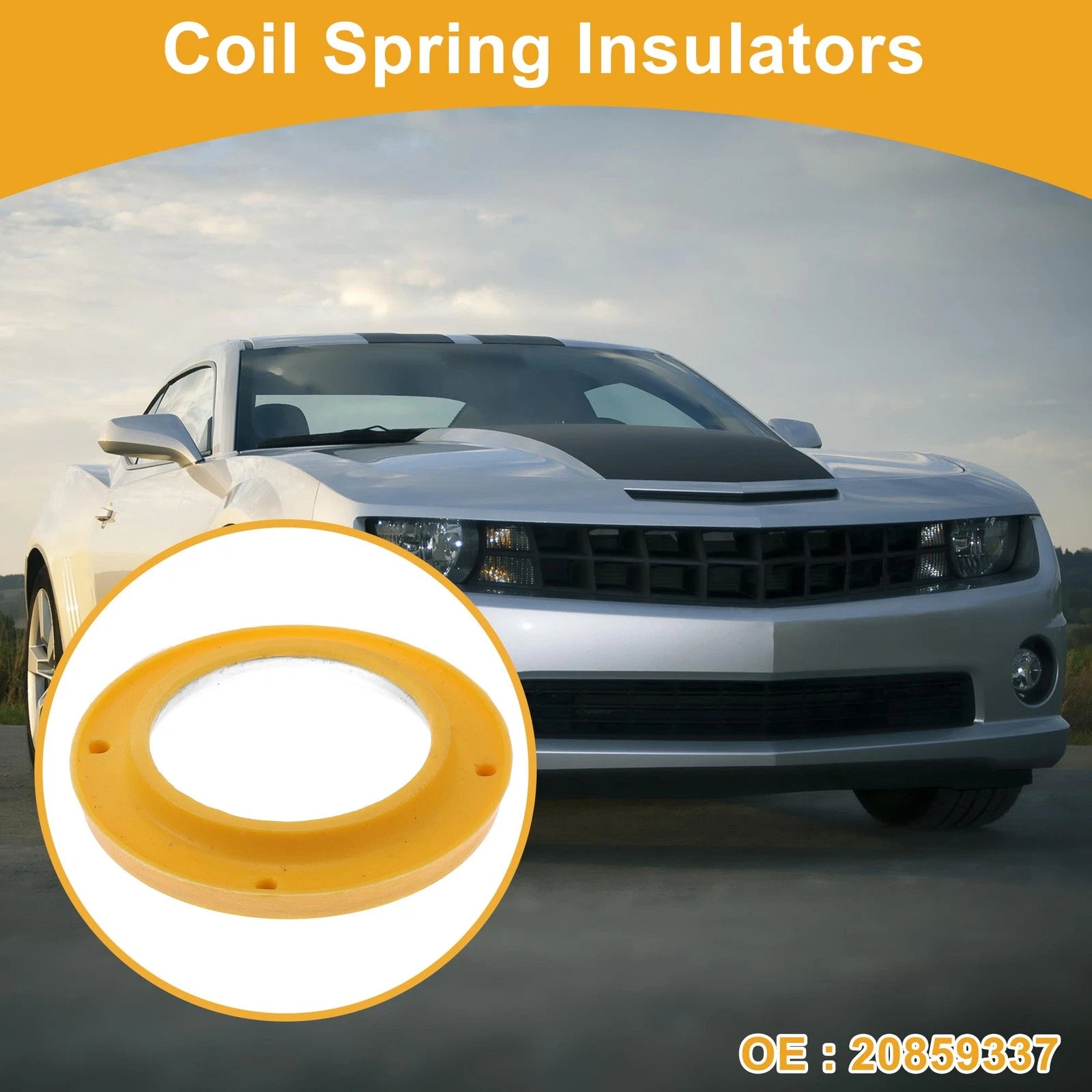 Front Upper Coil Spring Insulators No. 20859337 for Chevrolet Camaro (2010–2015)