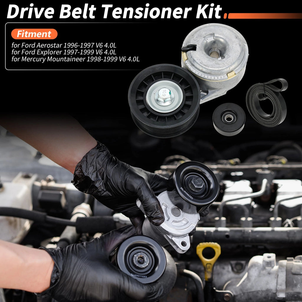 Drive Belt Tensioner Kit for Ford Aerostar (1996–1997) 90K-38102