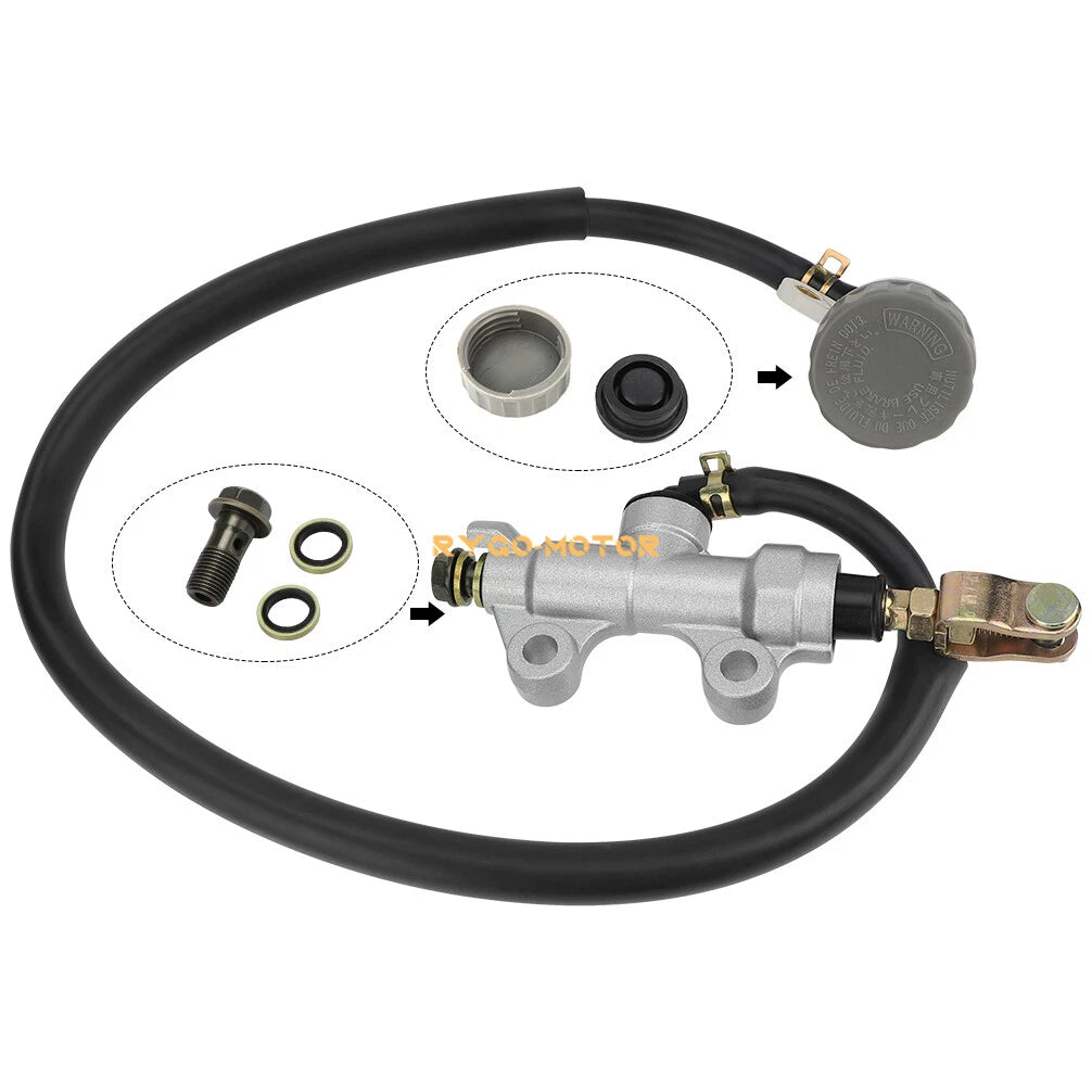 Rear Brake Master Cylinder for Yamaha YFZ450 (2006–2009, 2012–2013) 5TG-2580E-20-00