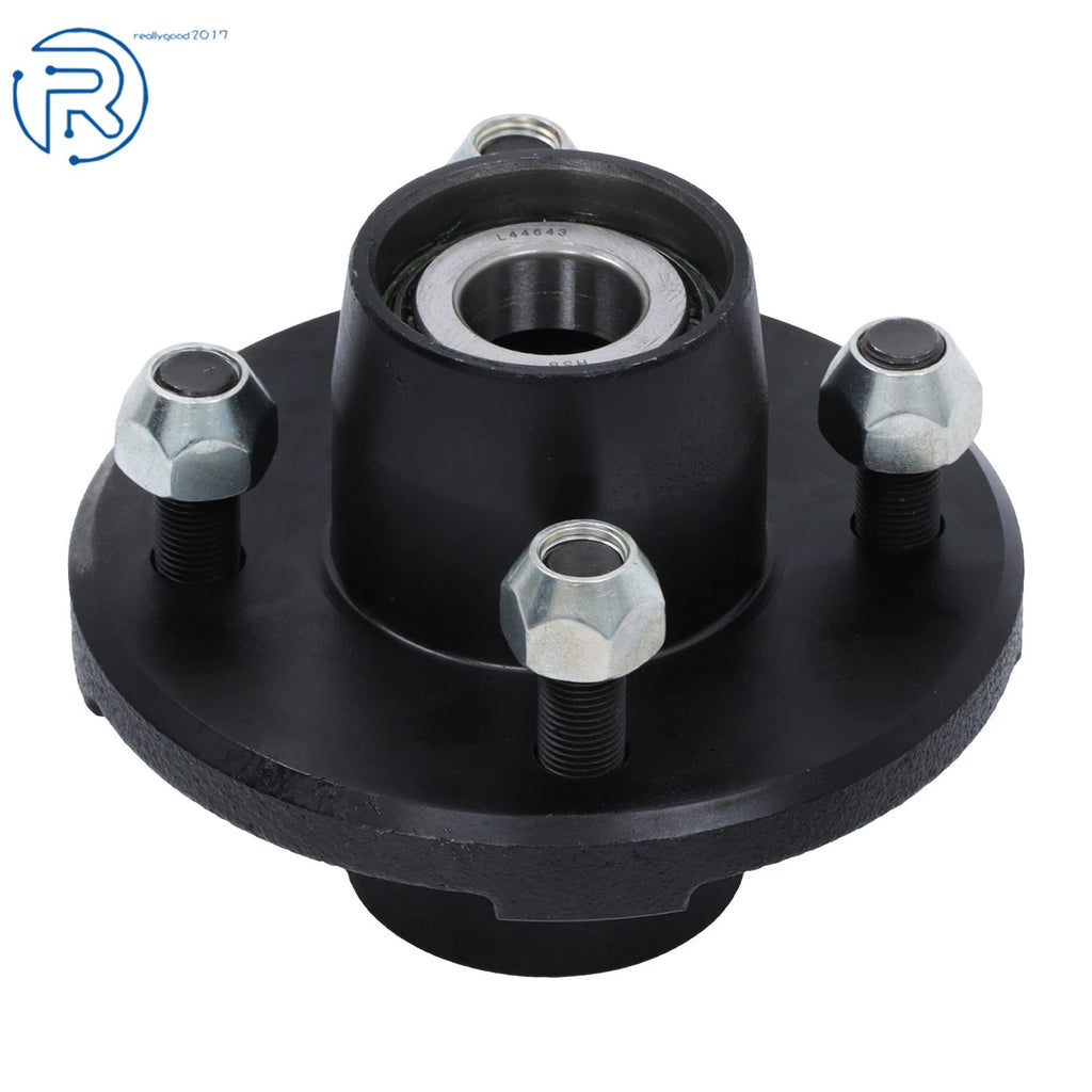 Set of 4 Pre-Assembled Hub Kits for Boat Trailer (2000 lbs, 1" Spindle)