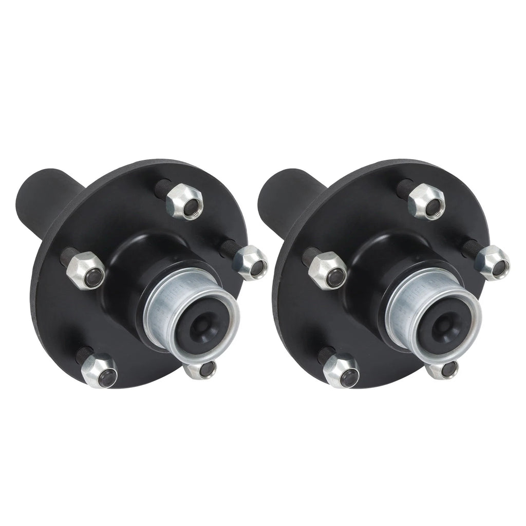 2-Pack Trailer Hub Kit for 5-Lug 4.5" with Round #84 Spindle