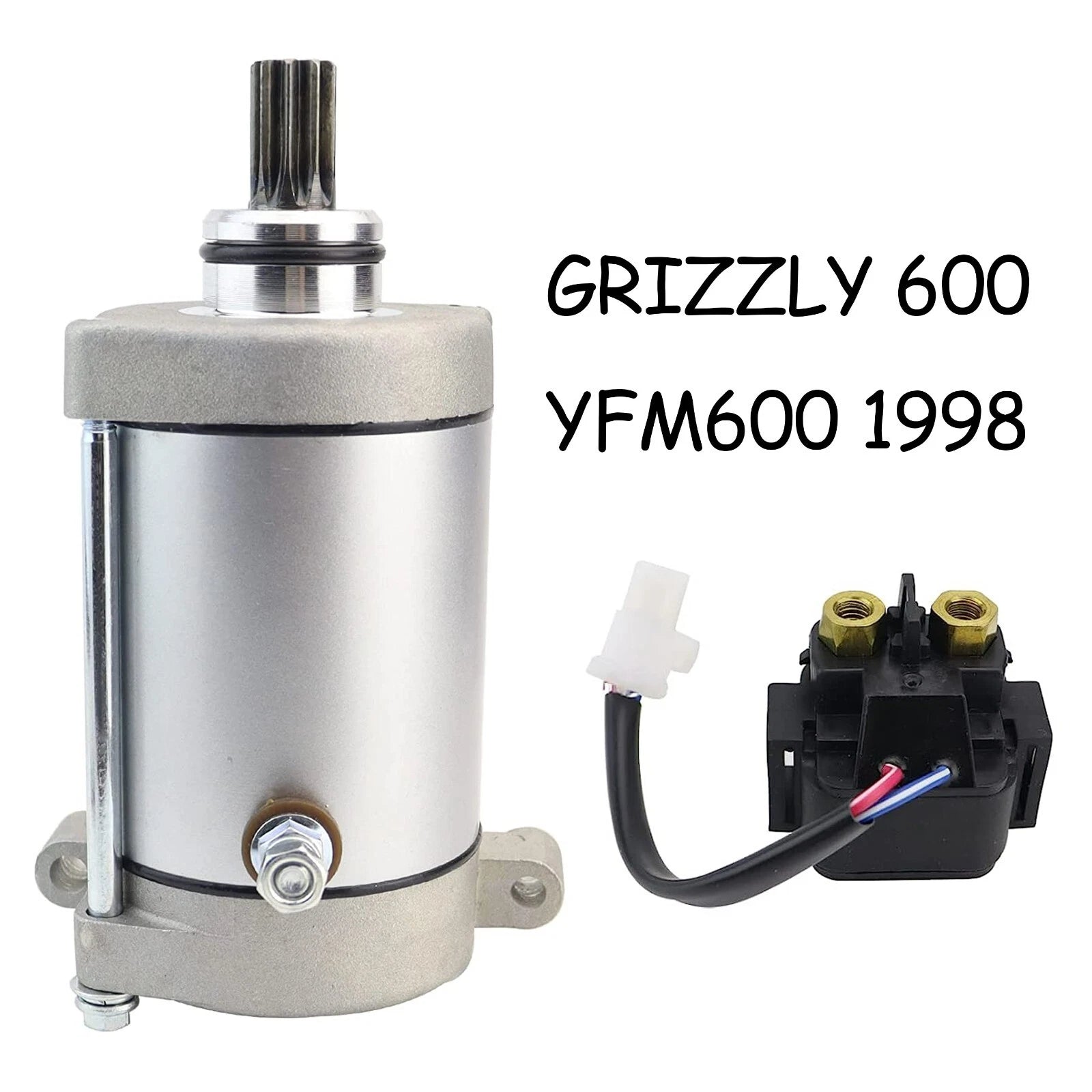 Starter with Relay for Yamaha Grizzly 600 YFM600 (1998) 4WV-81890-00-00