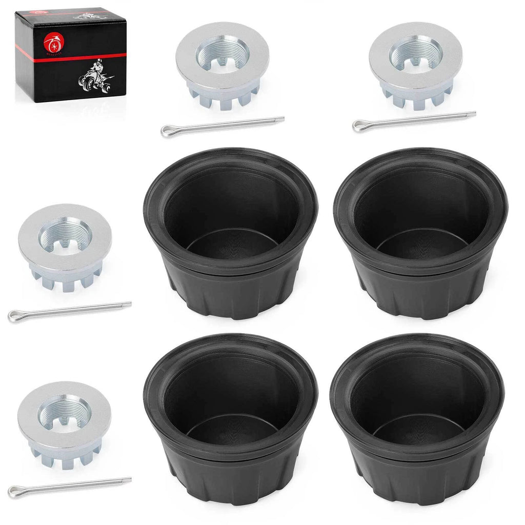 Set of 4 Wheel Center Caps for Honda Foreman Rancher TRX420 TRX500 TRX520 (44732-HC4-010)
