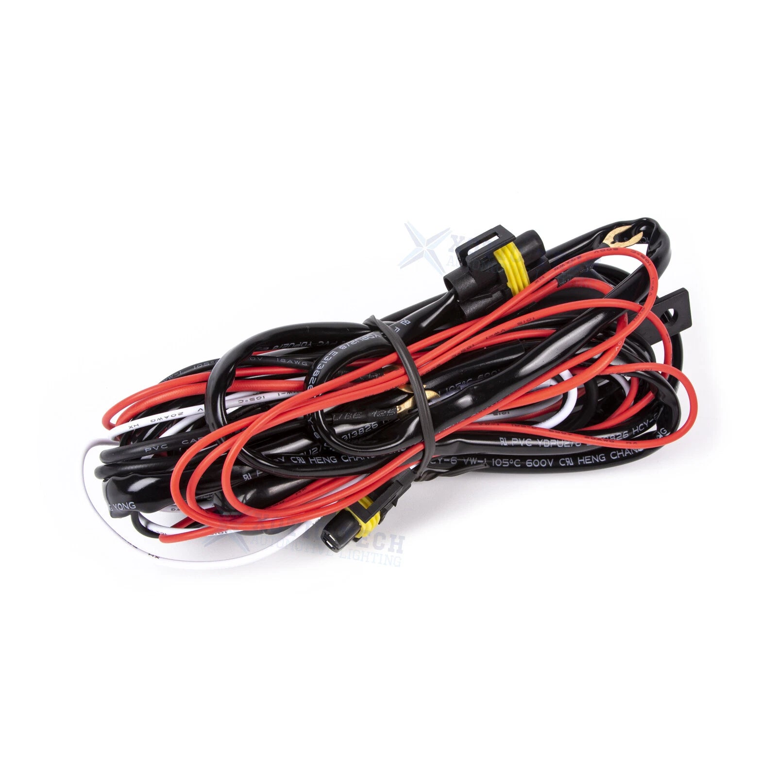 LED Work Light Bar Wire Harness for H11/H8 Bulbs (12V 40A, 2011-2015)