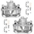 2x Front Brake Calipers with Brackets for 2002-2006 Toyota Camry