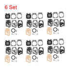 Set of 6 Carburetor Rebuild Kits for Walbro K20-WYJ D20-WYJ K10-WYB