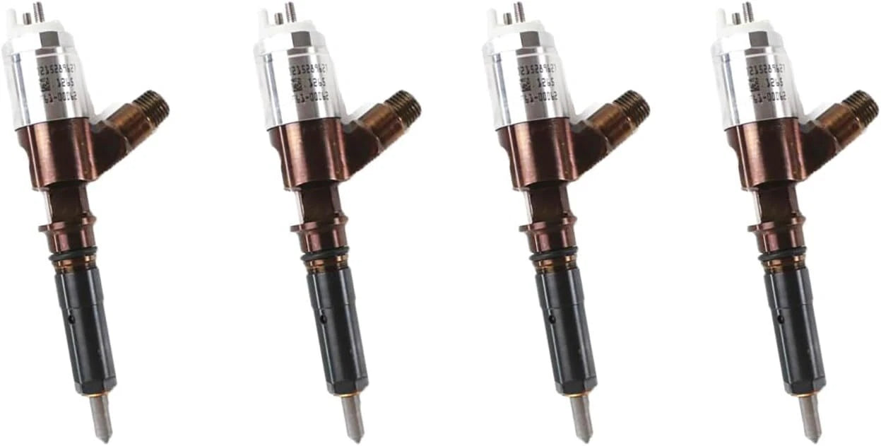 Set of 4 Fuel Injectors 295-9130 326-4700 10R-7672 32F61-00062 for CAT 320D C6 C6.4
