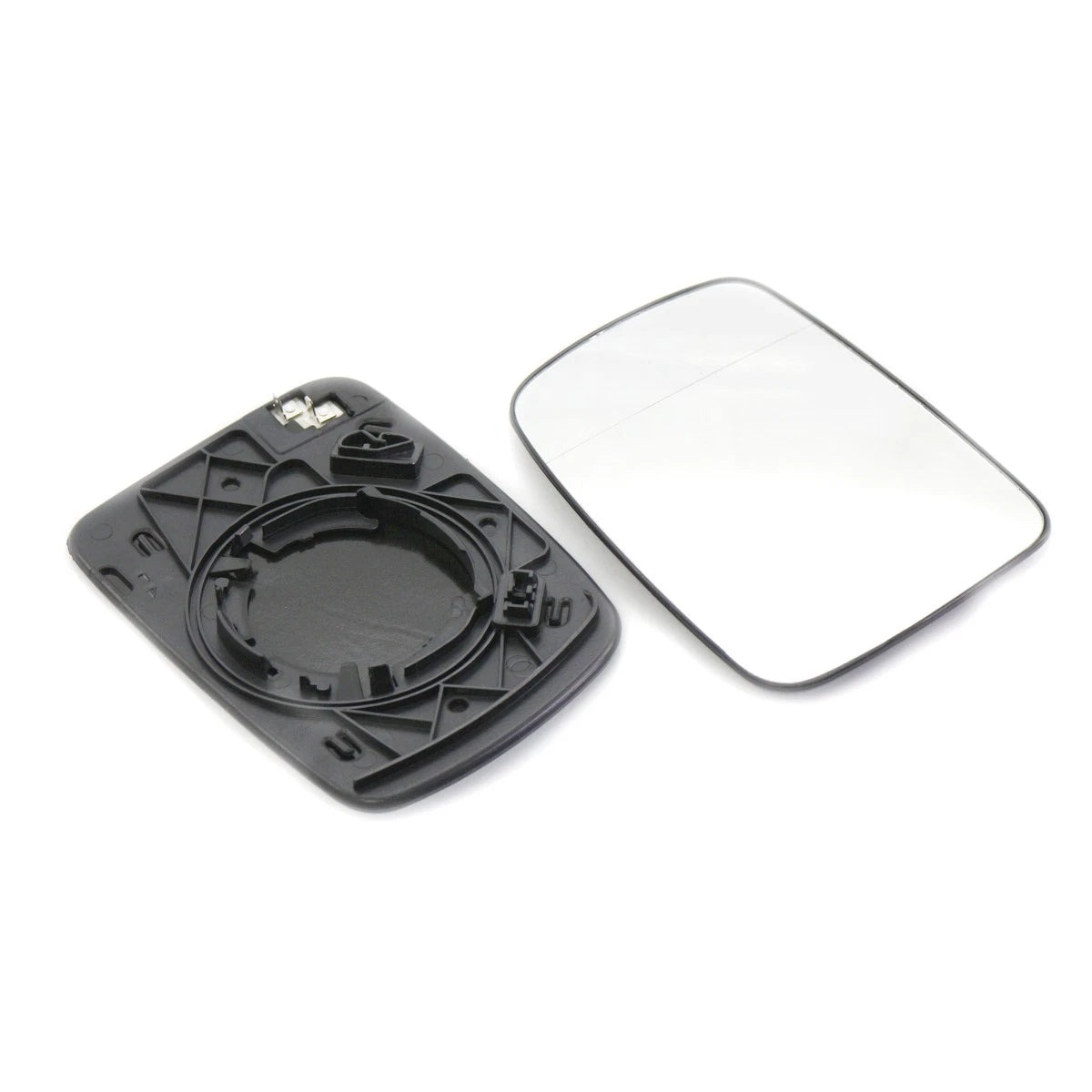 Pair Chrome Side Wing Mirror Glass for Land Rover Discovery III (2004–2009)