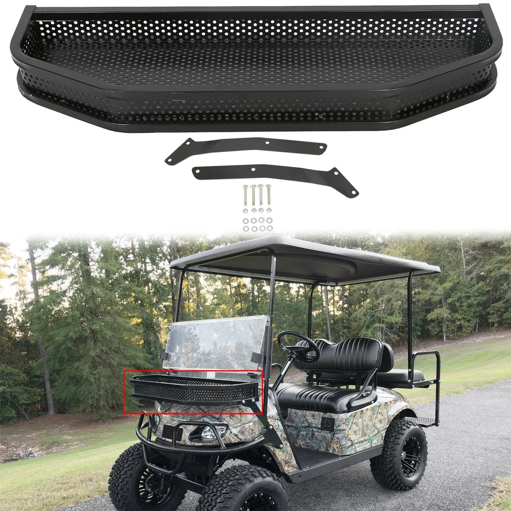 Heavy Duty Front Cargo Basket for EZGO TXT Golf Cart (YYYY–YYYY)
