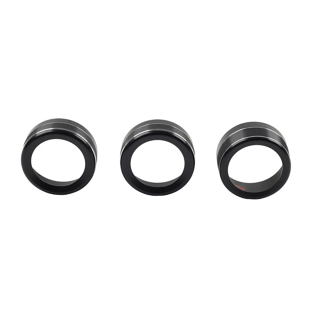 Set of 2 Climate Control Knob Ring Covers for Mazda 3 (2014–2018) CX-5 (2016–2019)