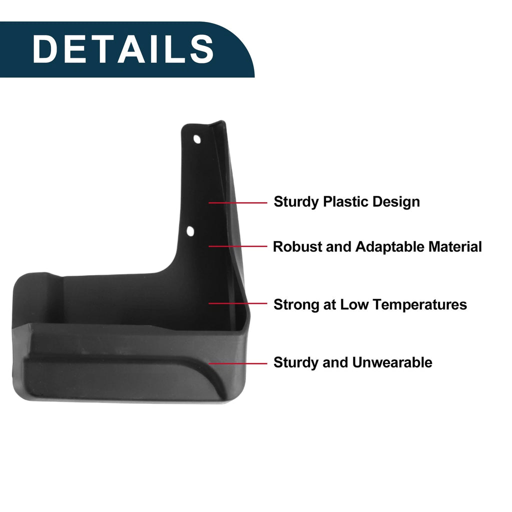 Set of 4 Mud Flaps Splash Guards for Toyota Sienna (2018–2021)