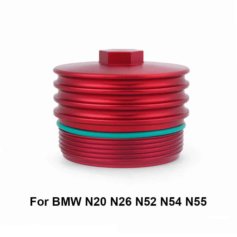 Aluminum Alloy Oil Filter Cap for BMW N20 N26 N51 N52 N54 (2011-2019)