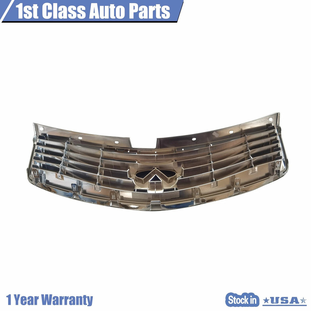 Chrome Front Radiator Grille for Infiniti EX35 EX37 QX50 (2008–2016)