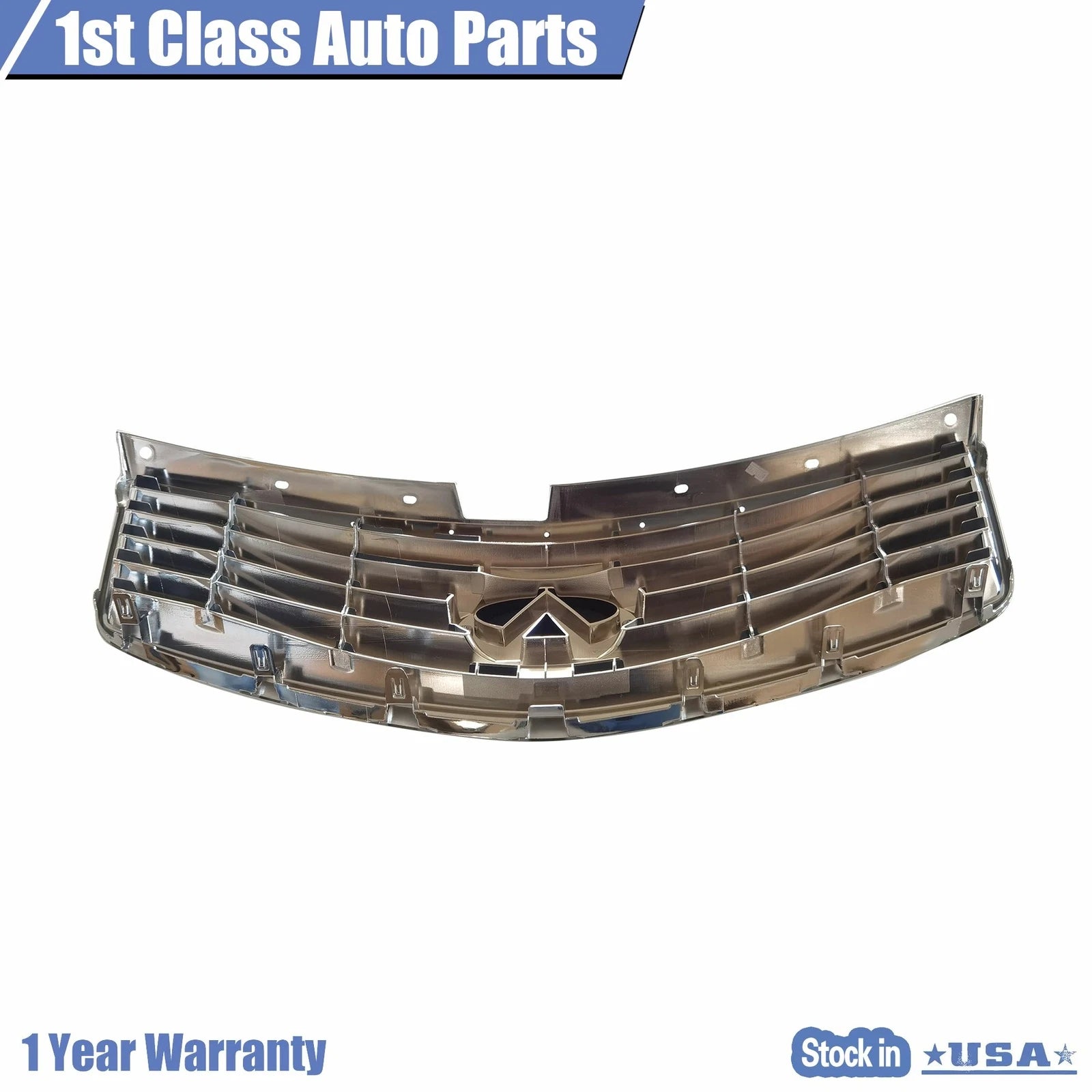 Chrome Front Radiator Grille for Infiniti EX35 EX37 QX50 (2008–2016)