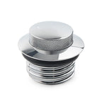 Flush Pop Up Reservoir Gas Cap for Harley Davidson (Chrome)