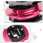 NRG Innovations SRK-R200BK-PK Quick Release Adapter for D Shaped Wheel (SFI 42.1)